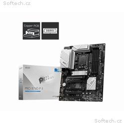 MSI MB Sc LGA1700 PRO B760-P II, Intel B760, 4xDDR