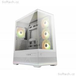 MSI case MAG PANO 110R PZ WHITE, ATX, Průhledná bo