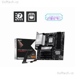 MSI MB Sc AM5 PRO B850M-P WIFI, AMD B850, 4xDDR5, 