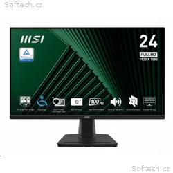 MSI Pro, MP245G, 23,8", IPS, FHD, 100Hz, 1ms, Blac