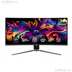 MSI MPG, 341CQPX, 34,2", QD-OLED, wQHD, 240Hz, 0,0