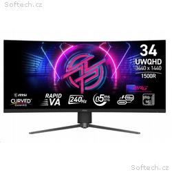 MSI Gaming monitor MPG 346CQRF X24, 34" Rapid VA z