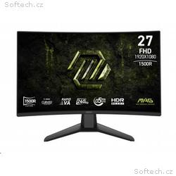 MSI MAG, 274CF X24, 27", VA, FHD, 240Hz, 0,5ms, Če