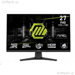 MSI LCD MAG 272F, 27", IPS, FHD, 200Hz, 0,5ms, Bla