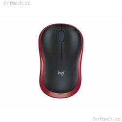 Logitech Wireless Mouse M185, red