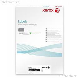 Xerox Papír - Bílé samolepicí štítky pro černobílý