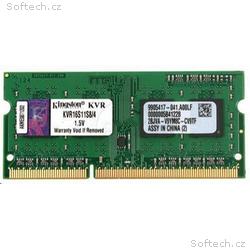KINGSTON SODIMM DDR3 4GB 1600MT, s CL11 Non-ECC 1R