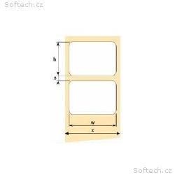 OEM samolepicí etikety 68mm x 38mm, bílý papír, ce