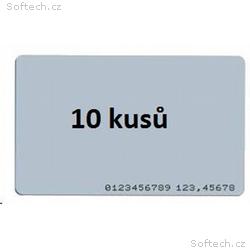 ISO karta 10-pack, RFID 125kHz EM4200, RO, vytiskn