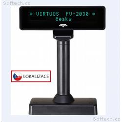 Virtuos VFD zákaznický displej Virtuos FV-2030B 2x