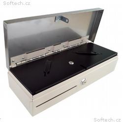 Pokladní zásuvka flip-top FT-460C3 - s kab, bílá