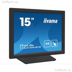 15" iiyama T1531SR-B1S:VA, 1024x768, DP, HDMI