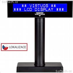Virtuos LCD zákaznický displej Virtuos FL-2026MB 2