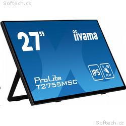 27" iiyama T2755MSC-B1:IPS, FHD, PCAP, Webcam
