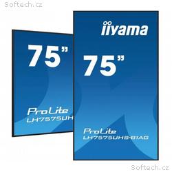 75" iiyama LH7575UHS-B1AG:IPS, 4K, 24, 7, Android 
