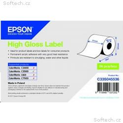 High Gloss Label, Cont Roll, 51mm x 33m