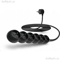 CONNECT IT prodlužovací kabel 230 V, 6 zásuvek, 5 