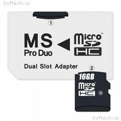 CONNECT IT Adaptér MS PRO DUO 2x Micro SDHC DUAL S
