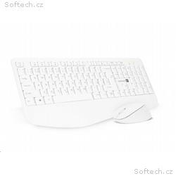 CONNECT IT Combo bezdrátová bílá klávesnice + myš,