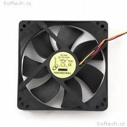 GEMBIRD ventilátor do skříně 120x120 kuličkové lož