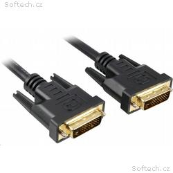 PREMIUMCORD Kabel DVI - DVI propojovací 10m (DVI-D