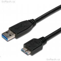 PREMIUMCORD Kabel USB 3.0 A - Micro B 0,5m, propoj