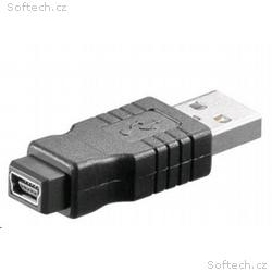 PREMIUMCORD Redukce USB 2.0 A - MINI-B 5 PIN (M, F