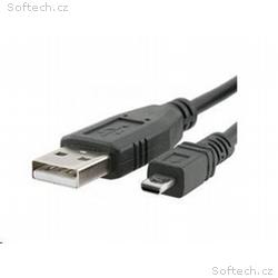 PREMIUMCORD Kabel USB 2.0 A-B mini, 8pinů, 2m Sany