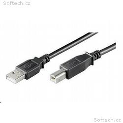 PREMIUMCORD Kabel USB 2.0 A-B propojovací 5m (M, M