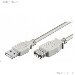 PREMIUMCORD Kabel USB 2.0 A-A 0,5m (50cm), prodluž