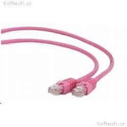 GEMBIRD kabel patchcord CAT6 stíněný FTP 1m, růžov