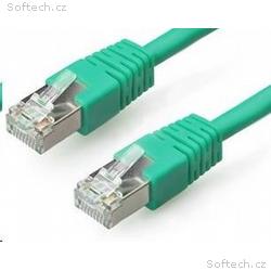 GEMBIRD kabel patchcord CAT6 stíněný FTP 2m, zelen