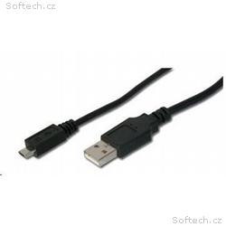 PremiumCord Kabel micro USB 2.0, A-B 5m
