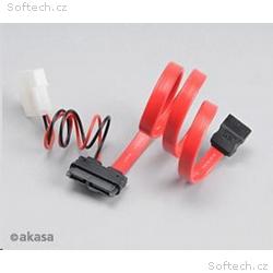 AKASA kabel SATA kombinovany kabel pro připojení s