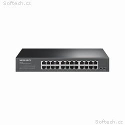 MERCUSYS switch MS124GS (24xGbE, fanless)