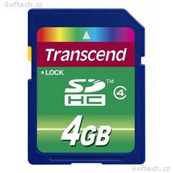 TRANSCEND SDHC karta 4GB Class 4