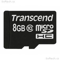 TRANSCEND MicroSDHC karta 8GB Class 10 8GB, bez ad