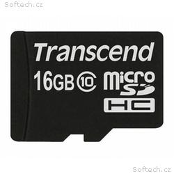 TRANSCEND MicroSDHC karta 16GB Class 10, bez adapt