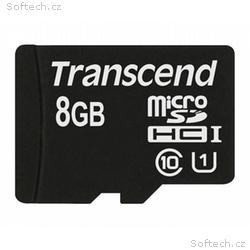 TRANSCEND MicroSDHC karta 8GB Premium, Class 10 UH