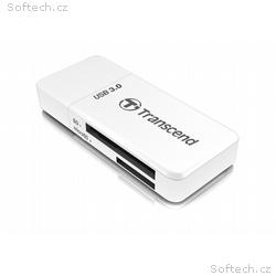 TRANSCEND Card Reader F5, USB 3.0, White