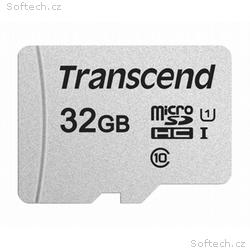 TRANSCEND MicroSDHC karta 32GB 300S, UHS-I U1 + ad