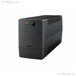 TRUST UPS Paxxon 800VA UPS with 2 standard wall po