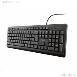 TRUST PRIMO, Drátová USB, CZ-SK layout, Černá
