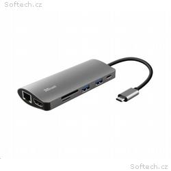 TRUST dokovací stanice DALYX, 7-in-1, USB-C, HDMI,