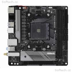 ASRock MB Sc AM4 B550M-ITX, AC, AMD B550M, 2xDDR4,