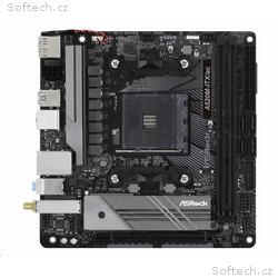 ASRock MB Sc AM4 A520M-ITX, AC, AMD A520, 2xDDR4, 