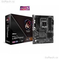 ASRock MB Sc AM5 B650 PG Lightning, AMD B650, 4xDD