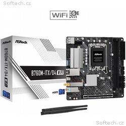 ASRock MB Sc LGA1700 B760M-ITX, D4 WiFi, Intel B76