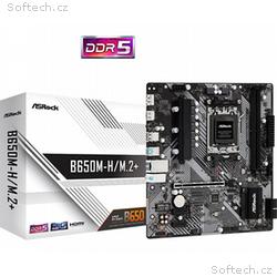 ASRock MB Sc AM5 B650M-H, M.2+, AMD B650, 2xDDR5, 