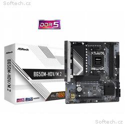 ASRock MB Sc AM5 B650M-HDV, M.2, AMD B650, 2xDDR5,